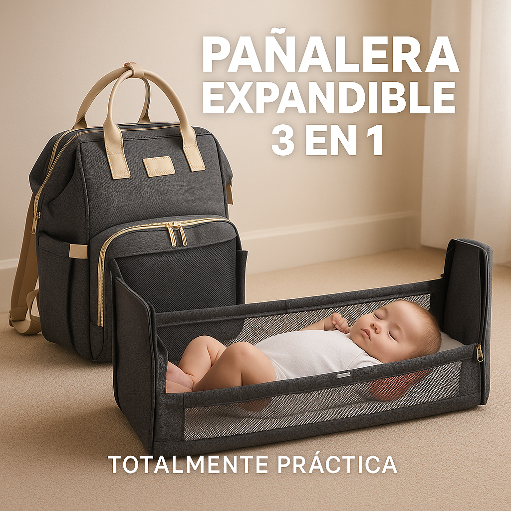 PAÑALERA + CALENTADOR DE TETERO PORTATIL