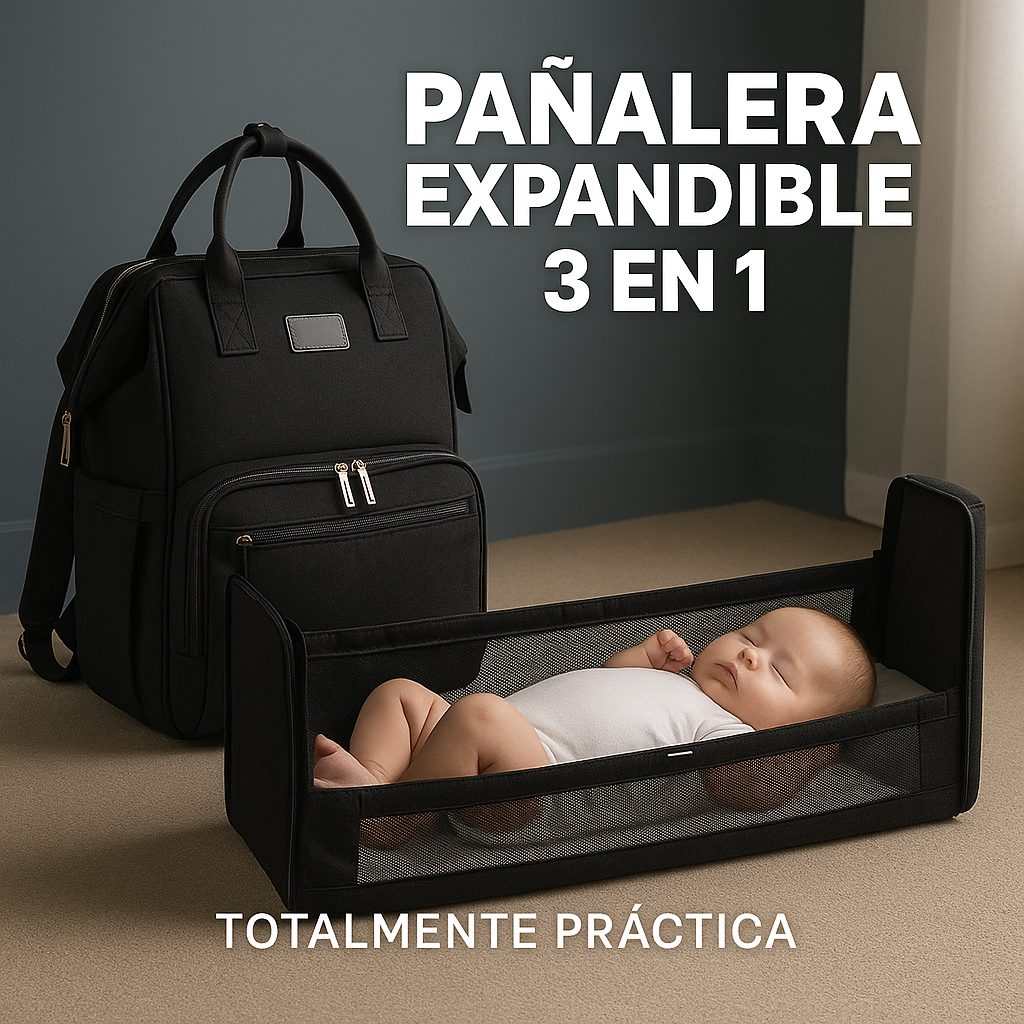 PAÑALERA + CALENTADOR DE TETERO PORTATIL